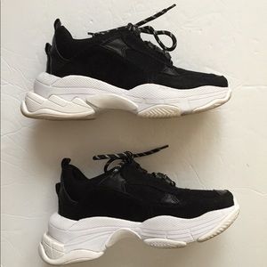 Jeffrey Campbell Lo-Fi Dad Sneakers Black Size 10